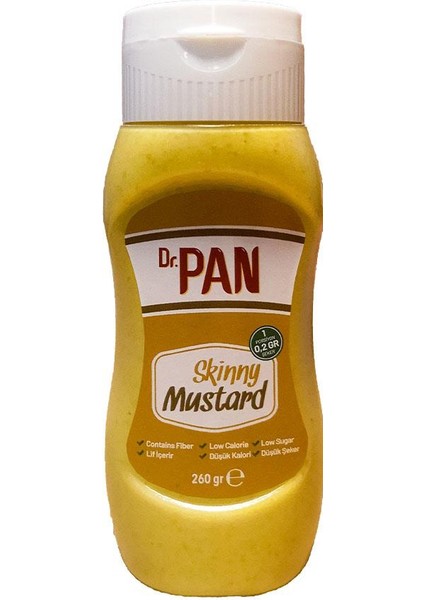 Skinny Mustard Şeker Ilavesiz Enerjisi %70 Azaltılmış Düşük Kalorili Hardal Sos 3 x 260 gr