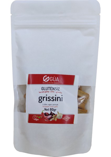 GÜA Glutensiz Çeşnili Grissini 80 gr