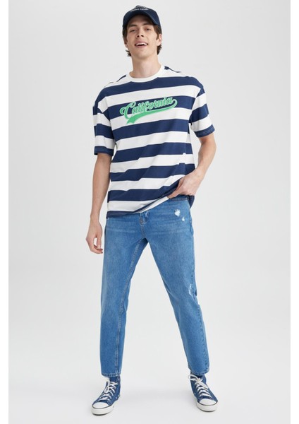 90's Slim Fit Dar Kalıp Yüksek Bel Dar Paça Yırtık Detaylı Jean Pantolon A3632AX23SM fiyatları