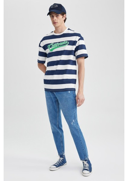 90's Slim Fit Dar Kalıp Yüksek Bel Dar Paça Yırtık Detaylı Jean Pantolon A3632AX23SM modelleri