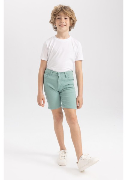 Erkek Çocuk Gabardin Şort Y1024A622SM