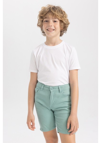 Erkek Çocuk Gabardin Şort Y1024A622SM