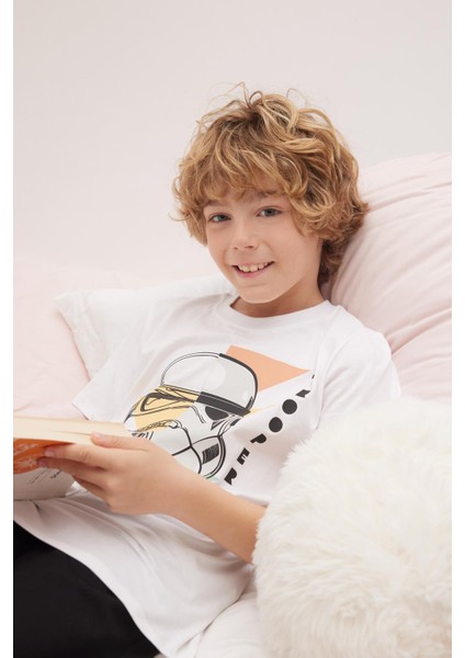 Erkek Çocuk Regular Fit Star Wars Pijama Z9341A623SM