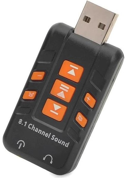 Harici 8.1 Kanal USB Çevirici 3.5mm Mikrofonlu Ses Kartı 4753 indirimleri
