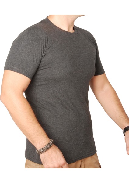T-Shirt Pro -Antrasit (Nefes Alabilir Pamuklu T-Shirt) fiyatları