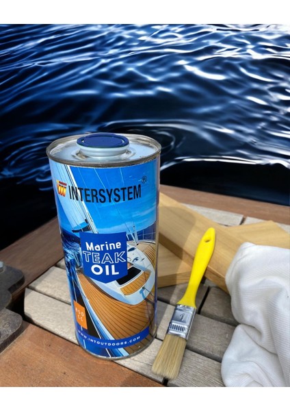 Marine Teak Oil, Teknelerinizin Koruyucusu, Tik Yağı, Iroko Yağı, Ahşap, Tekne, Güverte, Deck, Mobilya Bakım 850CC