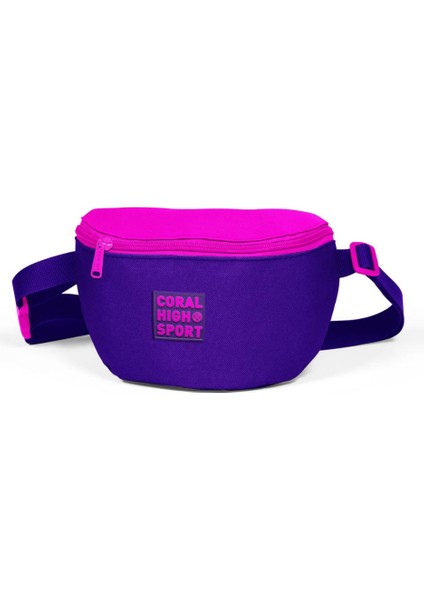 Sport Mor Pembe Iki Bölmeli Bel Çantası 22609