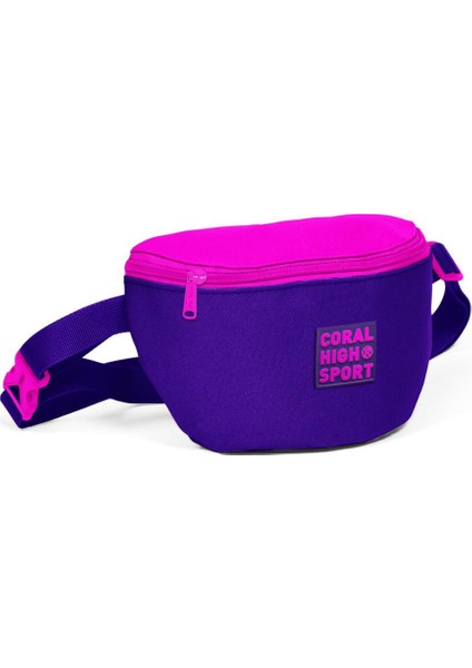 Sport Mor Pembe Iki Bölmeli Bel Çantası 22609 modelleri
