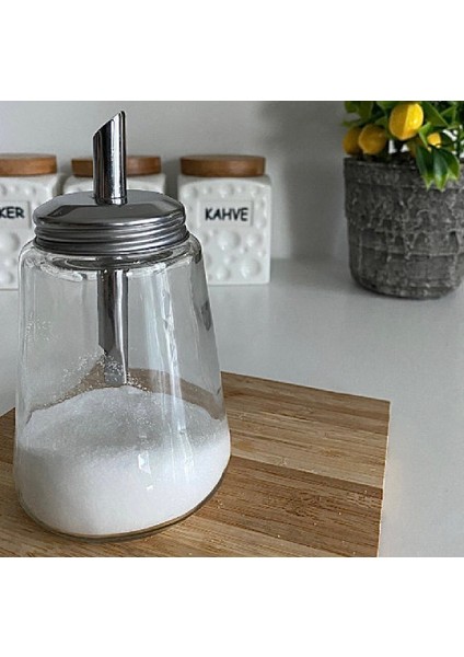 Dökme Toz Cam Şekerlik - 1 Adet