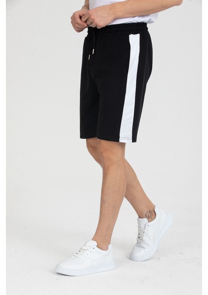 Erkek Basic Şerit Detaylı Cepli Şort modelleri