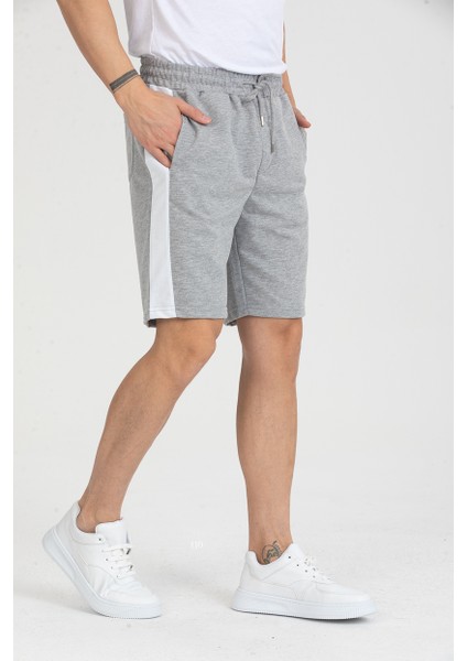 Erkek Basic Şerit Detaylı Cepli Şort fiyatları