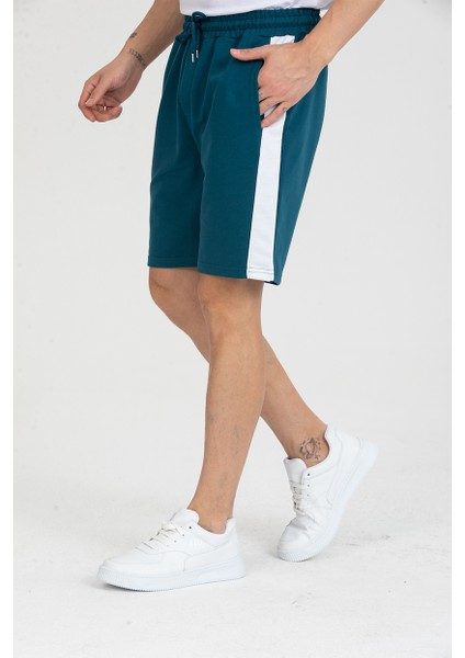 Erkek Basic Şerit Detaylı Cepli Şort fiyatları