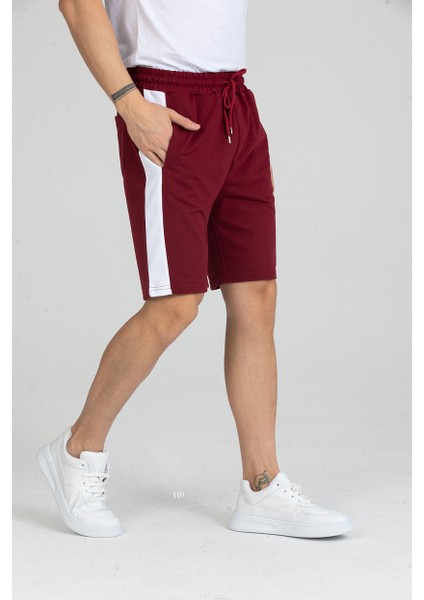 Erkek Basic Şerit Detaylı Cepli Şort modelleri