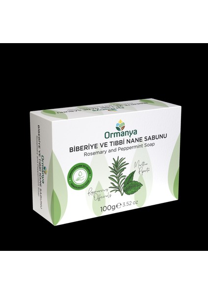 Biberiye ve Tıbbi Naneli Sabun - 100 gr (Kostiksizdir)