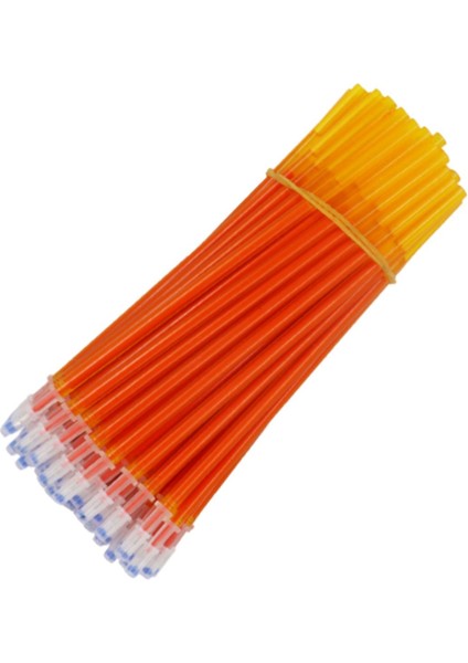 100PCS 0.5mm Yedek Mürekkep Silinebilir Kalem Yatmak Ince Nokta Iş Hediyeleri Turuncu (Yurt Dışından) fiyatları