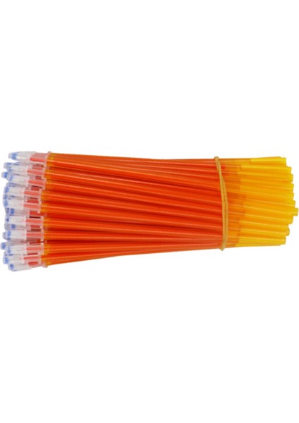 100PCS 0.5mm Yedek Mürekkep Silinebilir Kalem Yatmak Ince Nokta Iş Hediyeleri Turuncu (Yurt Dışından) modelleri