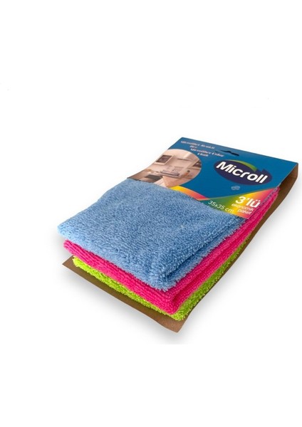 Mikrofiber Bez 3'lü