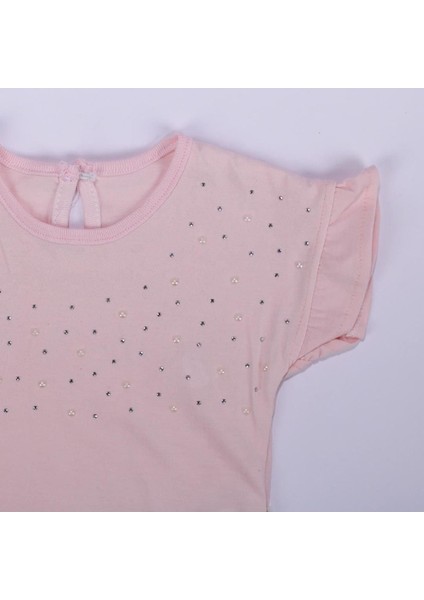 Kız Bebek Pudra Taşlı Şortlu 2'li Takım fiyatları