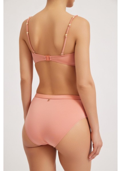 Boncuk Askı Kadın Bikini Üst Terracotta