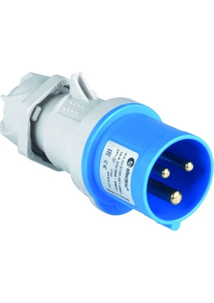 3124-301-0901 3X32A IP44-DÜZ Fiş (Pasolu)