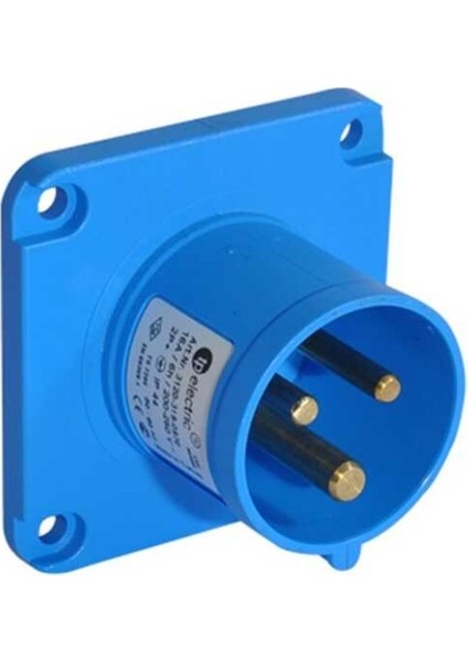 3124 319 0970 3X32A IP44 Makine Fişi (Düz) (70X70)