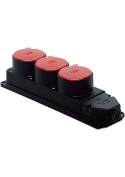 3104 308 0300 3X25A Kauçuk Üçlü Grup Priz