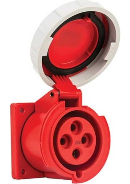 406520V 4X32A IP67 Makine Prizi -Düz-Vidalı Bağlantı 380-415 V