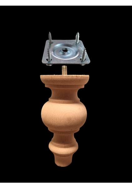 Ahşap Gürgen Koltuk - Baza - Sehpa- Mobilya Ayağı- Uzunluk: 15 cm Çap: 7.5 cm - 3301000000408 modelleri