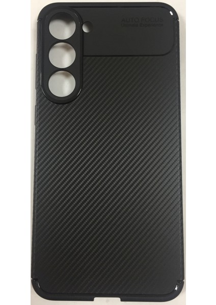 Samsung S23 Plus Karbon Görünüm Darbe Dayanıklı Uzun Ömürlü Lüx Silikon Kılıf
