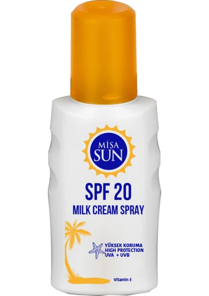 Mişa Sun Koruyucu Güneş Sütü Spf 20 200 ml