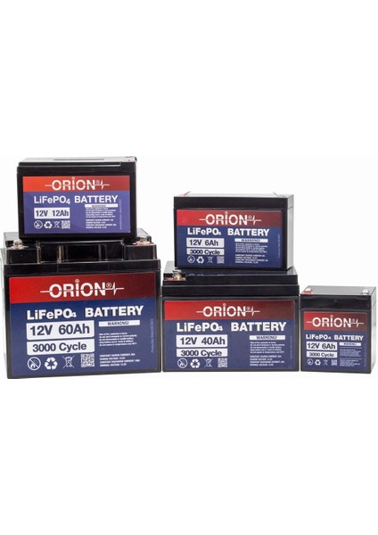 12V 60AH Lifepo4 Akü