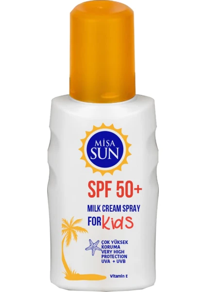 Mişa Sun Spf 50+ Güneş Sütü Krem Spray Çocuk 200 ml