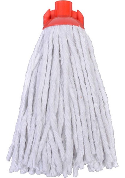 Titiz Ispanyola Islak Yedek Mop Takımı - Beyaz Cotton Mop + Metal Vidalı Sap - 1 Adet