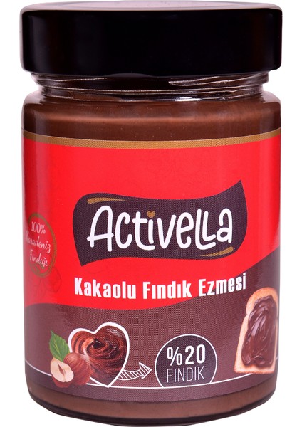 Kakaolu Fındık Ezmesi 330 gr %20 Fındıklı