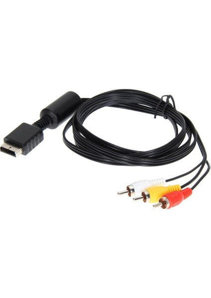 Ps2 Av LCD Tv 3rca Scart Lale Bağlantı Kablosu (HDMİ KABLO DEĞİLDİR )