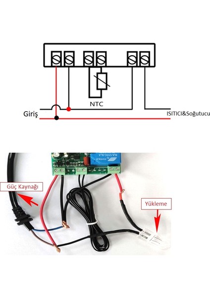 ZFX-7016A 220V 30A Röle Termostat