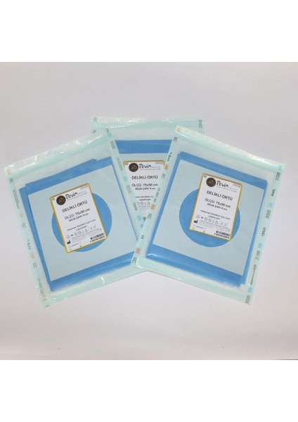 Steril Cerrahi Delikli Serviyet Örtüsü 75 x 90 cm 20 Adet