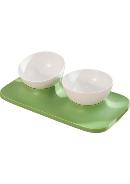 Cat Bowl Pet Bowl 15 ° Eğimli Yükseltilmiş Besleme Istasyonu Su Içme Kaseleri (Yurt Dışından)