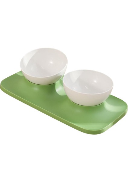 Cat Bowl Pet Bowl 15 ° Eğimli Yükseltilmiş Besleme Istasyonu Su Içme Kaseleri (Yurt Dışından) indirimleri