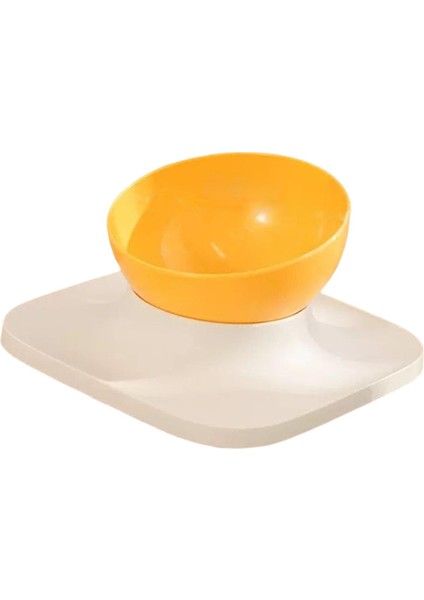 Cat Bowl Pet Bowl 15 ° Eğimli Yükseltilmiş Besleme Istasyonu Su Içme Kasesi Sarı 1 Kase (Yurt Dışından) fiyatları