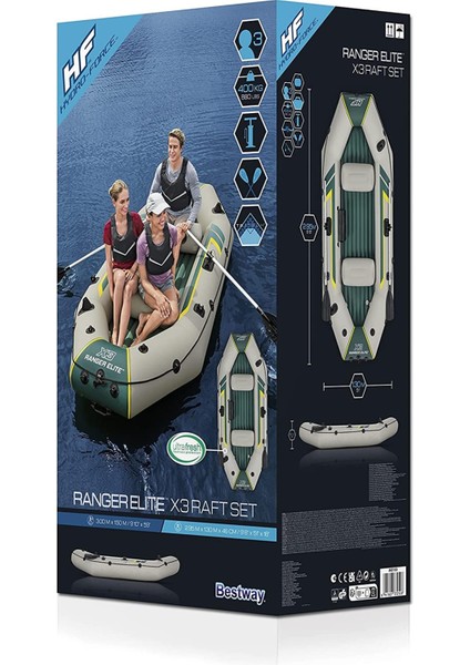 Hydro-Force Ranger Elite X3 Şişme Bot Set