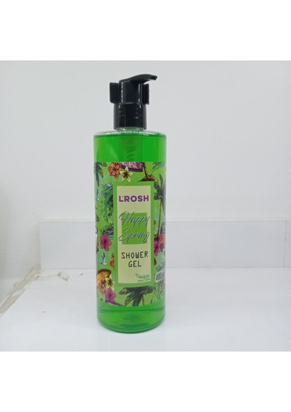 Happy Spring Vegan Duş Jeli (Yeşil) 400ML