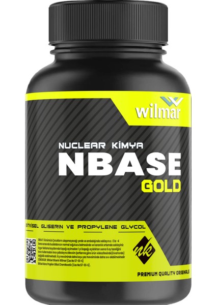 Nuclear Kimya Wilmar Chemnovatic Gold Nbase 9 Mg Gliserin Propilen Glikol Base Nbase Vg Pg 60-40 100 ml