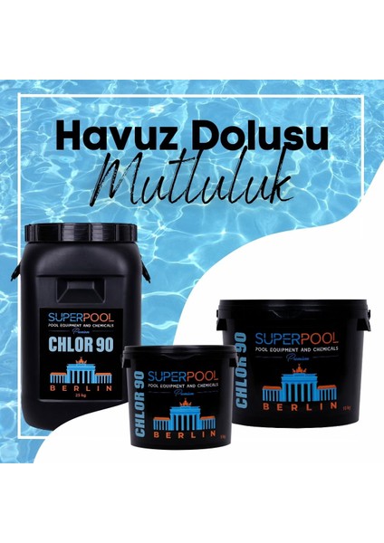 Premium Black Edition 5 kg Toz Klor Havuz Kimyasalı Rio De Janerio