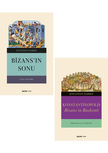 Bizans'ın Sonu + Konstantinapolis Bizans'ın Başkenti 2 Kitap Set