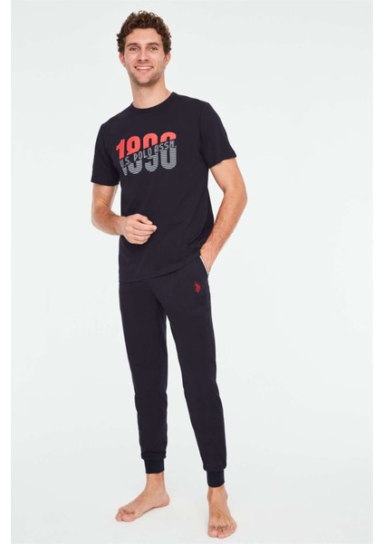 18692 Erkek Yuvarlak Yaka Pijama Takımı