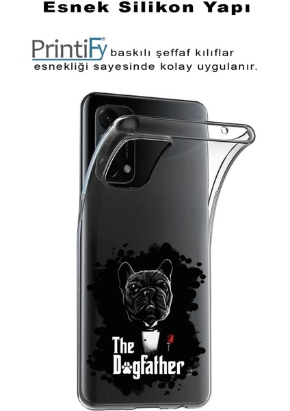 Apple iPhone 11 Uyumlu Kapak Dogfather Tasarımlı Şeffaf Silikon Kılıf fiyatları
