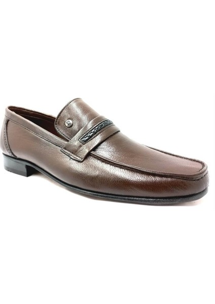 36110 Bordo Erkek Kösele Hakiki Deri Ayakkabı modelleri