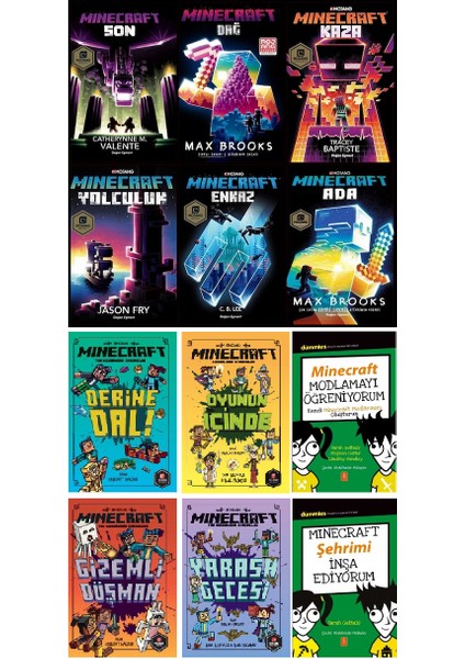 Minecraft Serisi 12 Kitap Set