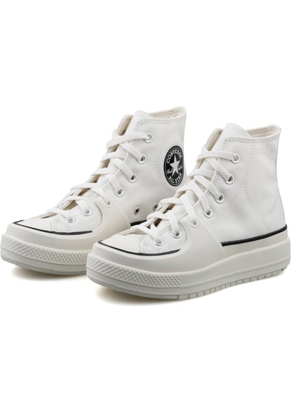 Chuck Taylor All Star Construct Kadın Günlük Ayakkabı A02832C Beyaz modelleri